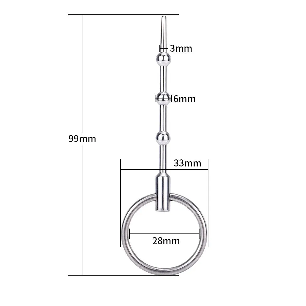4 Styles Metal Urethral Sounding Men Penis Plug Cum Stopper Sex Toy