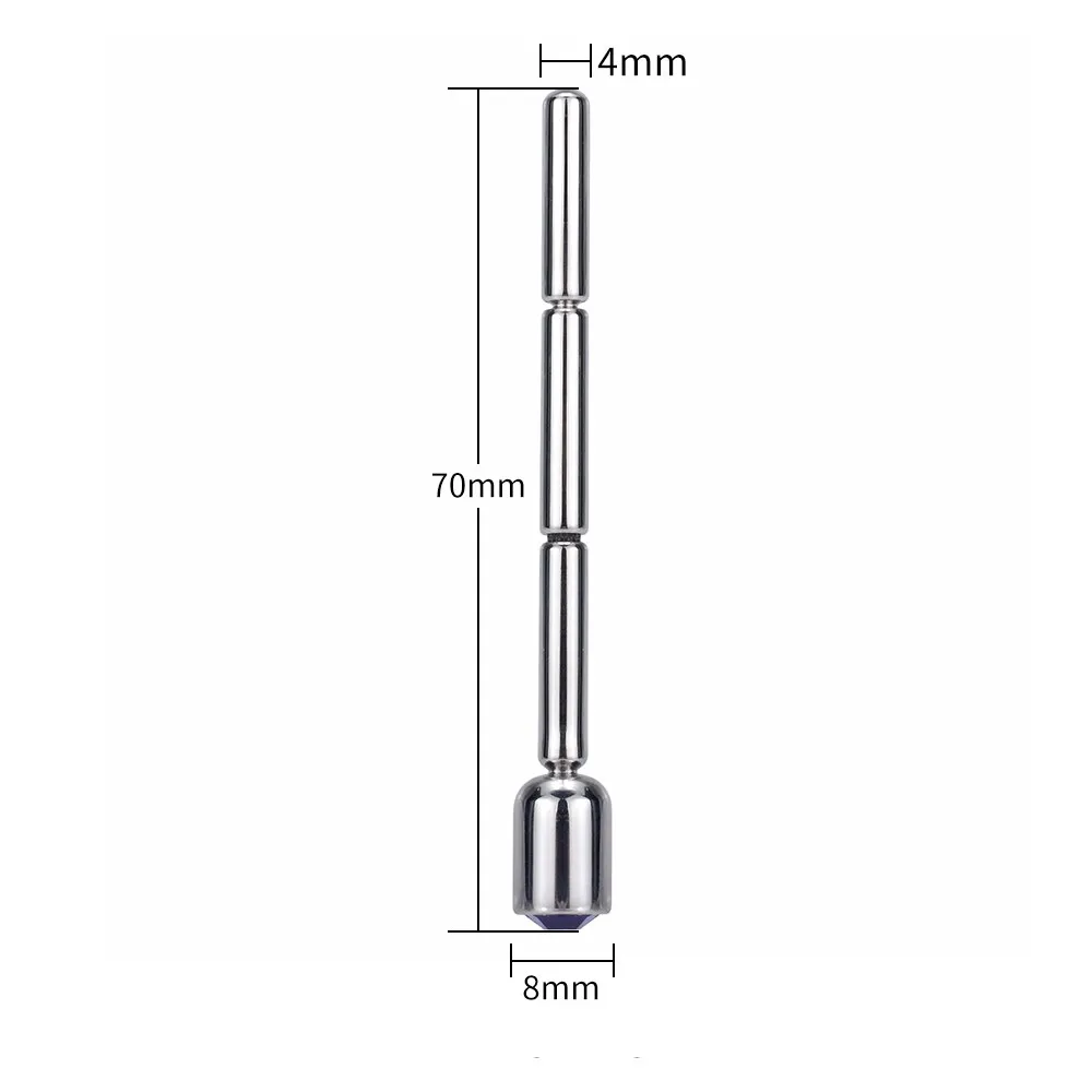 4 Styles Metal Urethral Sounding Men Penis Plug Cum Stopper Sex Toy