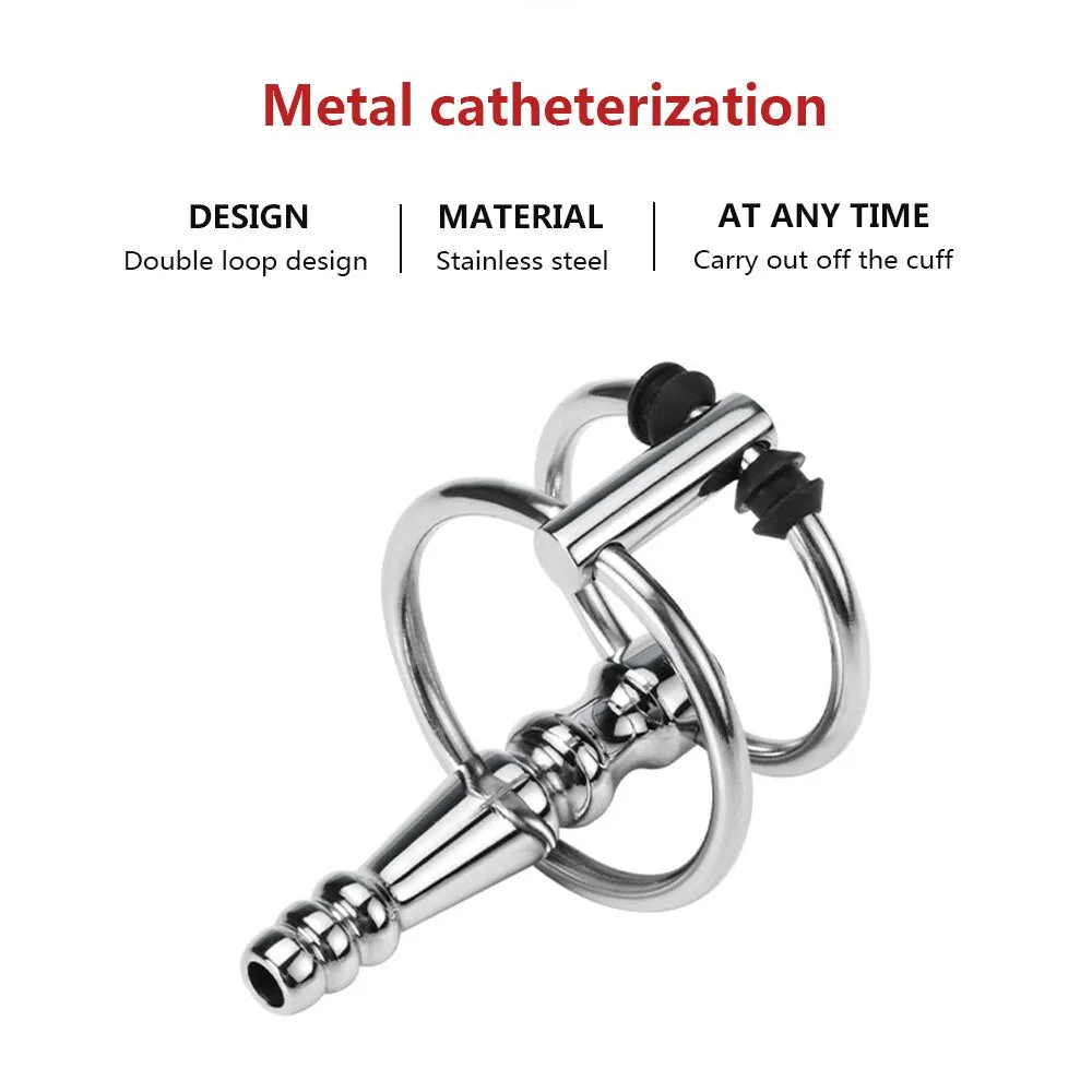7mm Metal Urethral Sounding Male Sex Toy Penis Plug For Delay Ejaculation