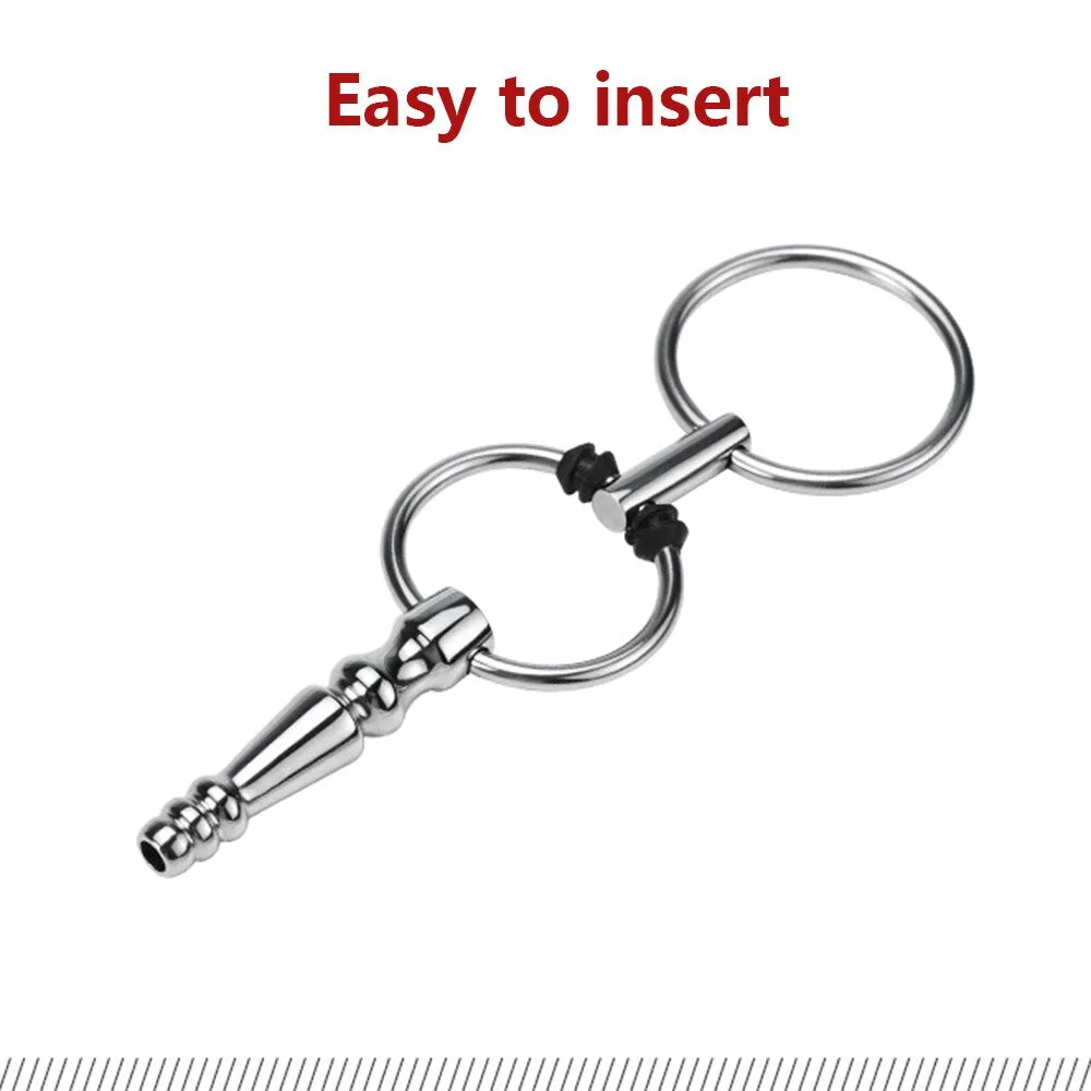 7mm Metal Urethral Sounding Male Sex Toy Penis Plug For Delay Ejaculation