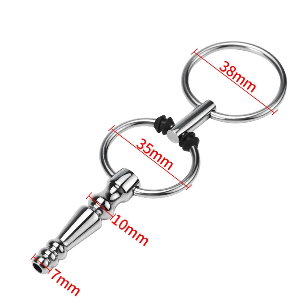 7mm Metal Urethral Sounding Male Sex Toy Penis Plug For Delay Ejaculation