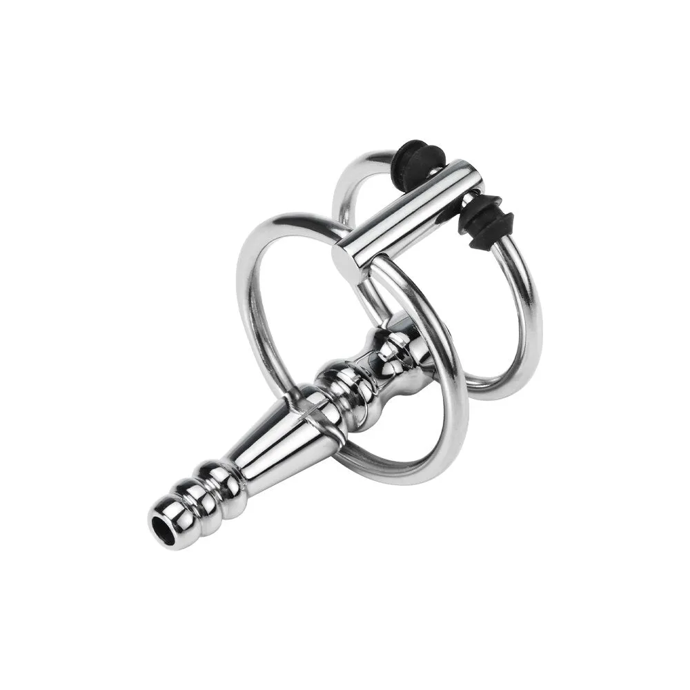 7mm Metal Urethral Sounding Male Sex Toy Penis Plug For Delay Ejaculation
