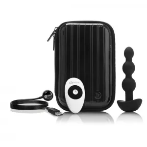 B-Vibe - Triplet Remote Control Rechargeable Anal Beads (Black)