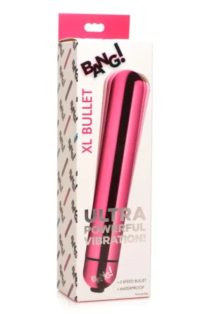 Bang! Vibrating Metallic XL Bullet - Pink
