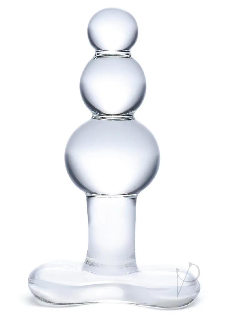Beaded Glass Butt Plug W/ Base 4