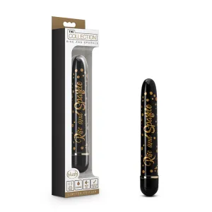 Blush The Collection 'Rise and Sparkle' Slimline Vibrator Black