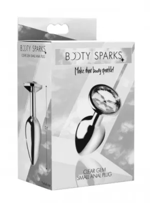 Booty Sparks Clear Gem Anal Plug Sm