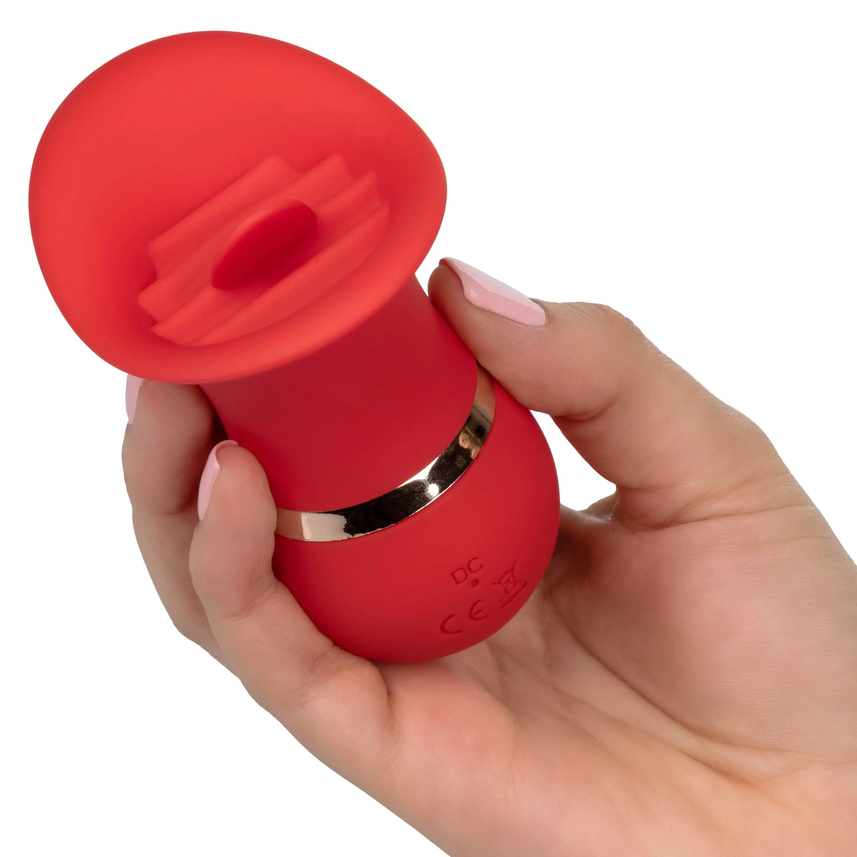 California Exotics - French Kiss Charmer Clit Massager (Red)