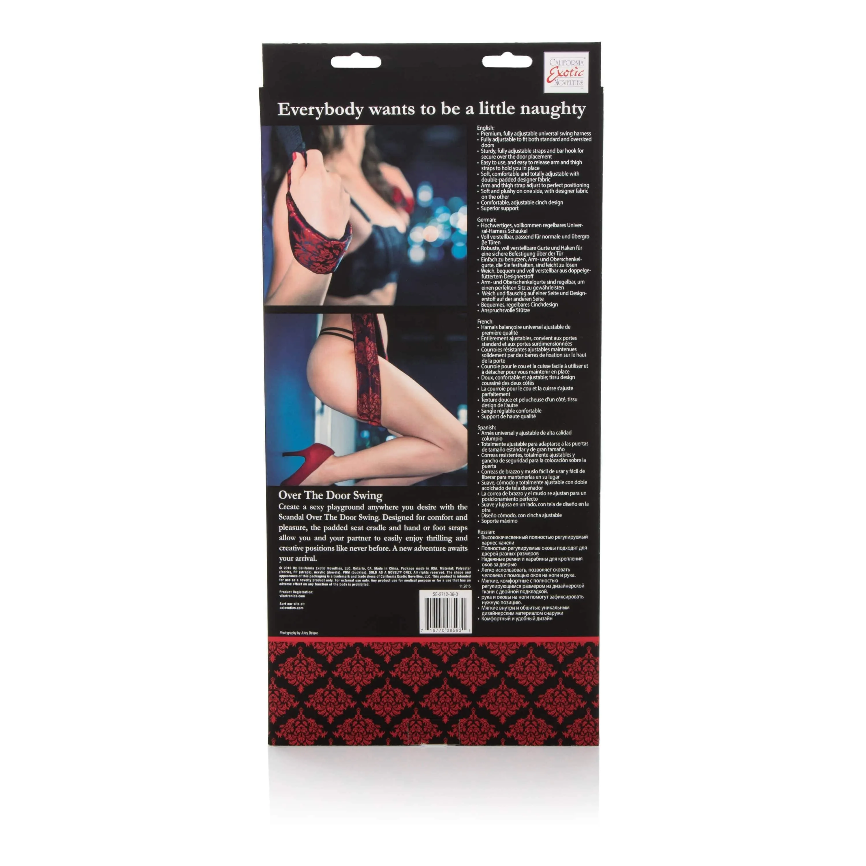 California Exotics - Scandal Over The Door Swing (Red)