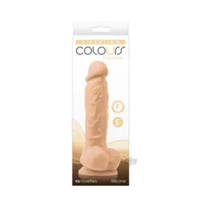 Colours Pleasures Vibrating 5 Dildo - White