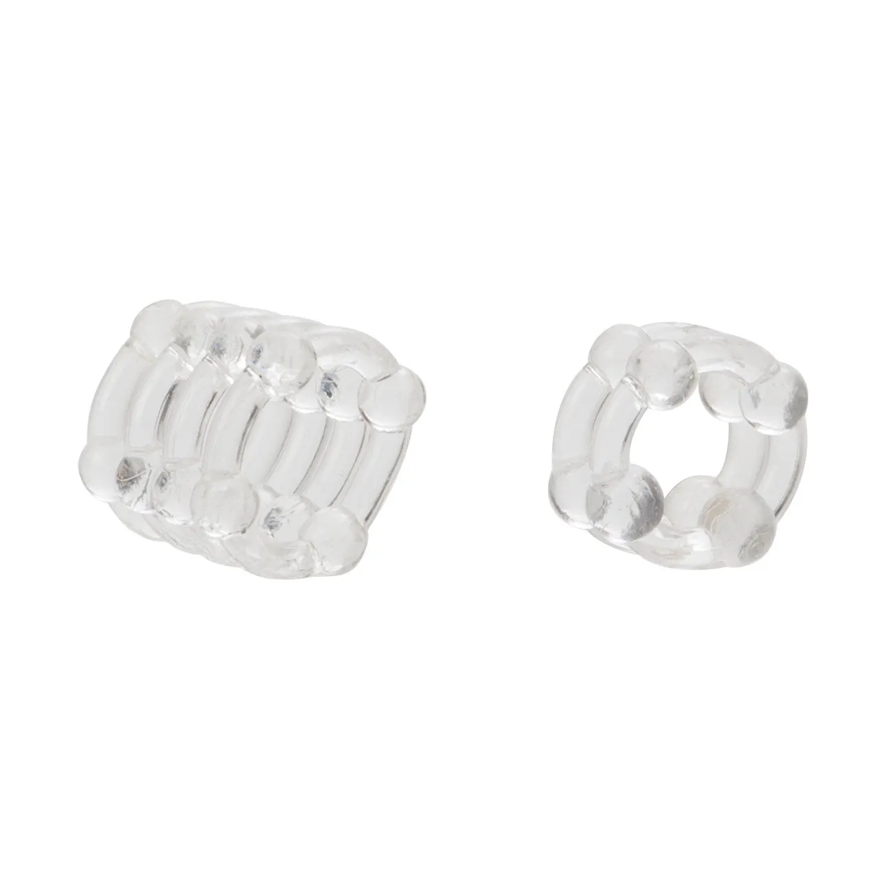 Colt Enhancer Rings Clear Penis Cock Ring Set