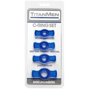 Doc Johnson - Titanmen Tools Cock Ring Set