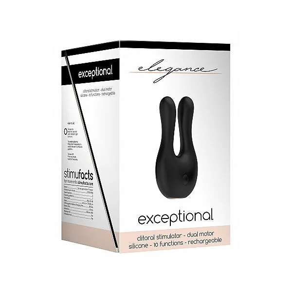 Elegance Exceptional Clit Stim - Black