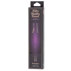 Fifty Shades Freed - All Sensation Nipple & Clitoral Chain (Gold)