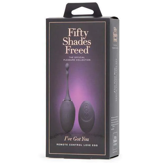 Fifty Shades Freed - I've Got You Rechargeable Remote Control Egg Massager (Purple)