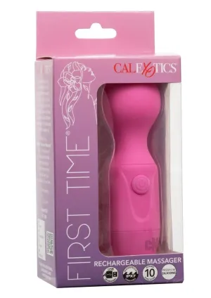 First Time Recharge Massager Pink
