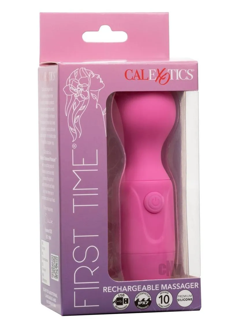 First Time Recharge Massager Pink