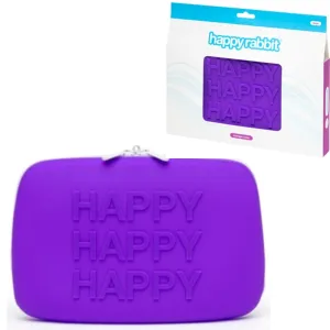 Happy Rabbit HAPPY Large Silicone Zip Storage Case