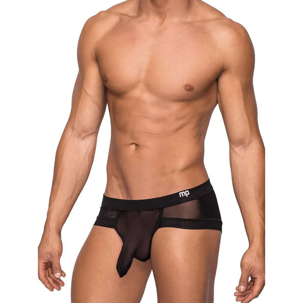 Hoser Stretch Mesh Micro Mini Short Black XL