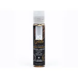 JO Gelato Decadent Double Chocolate Flavored Water-Based Lubricant 1 oz.