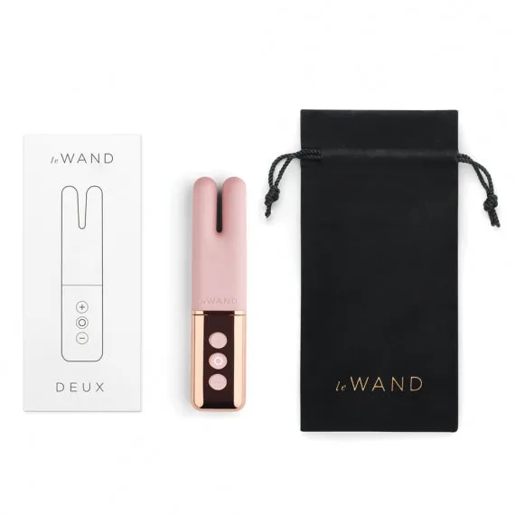 Le Wand Deux Twin Motor Vibrator - Rose Gold