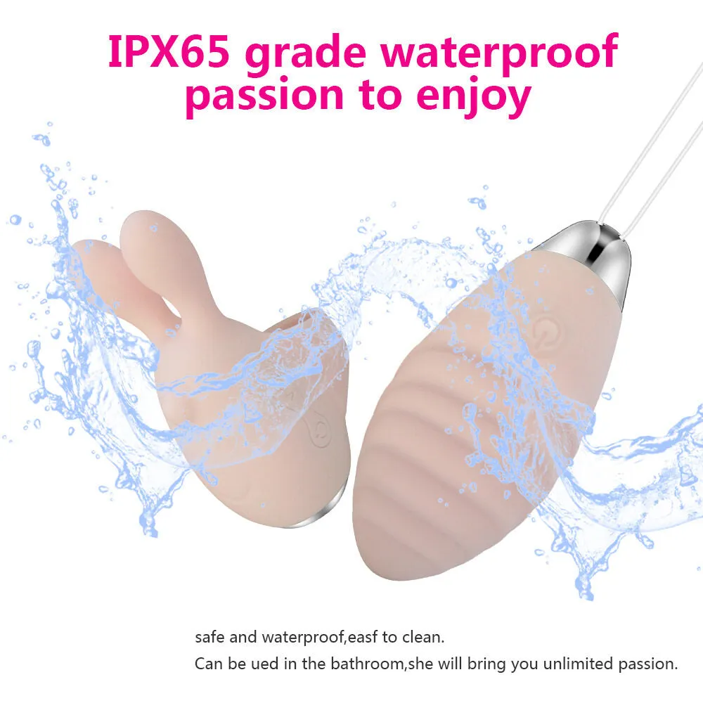Love Moment Rabbit Smart Heating Remote Control Soft Silicone Vibrator