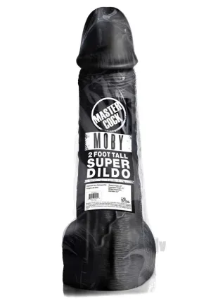Master Cock Moby Super Dildo 2` Blk