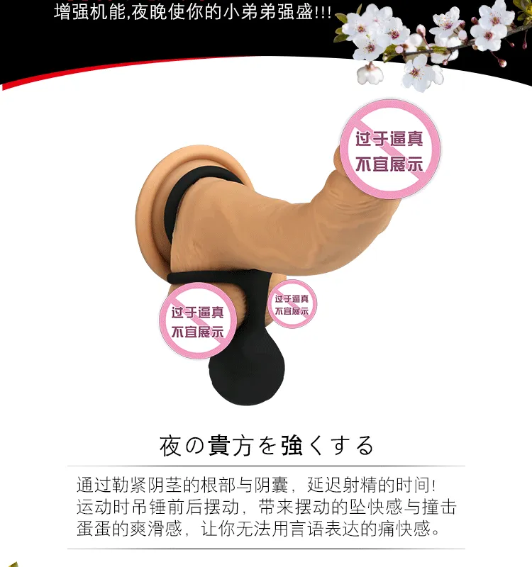 Masturbation Ball Penis Exerciser Gravity Ball Weight Ring
