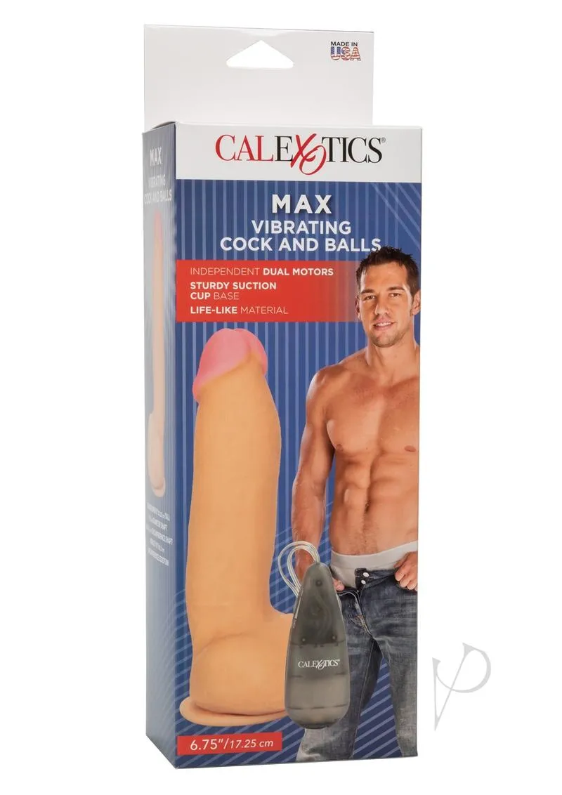 Max Vibrating Cock and Balls