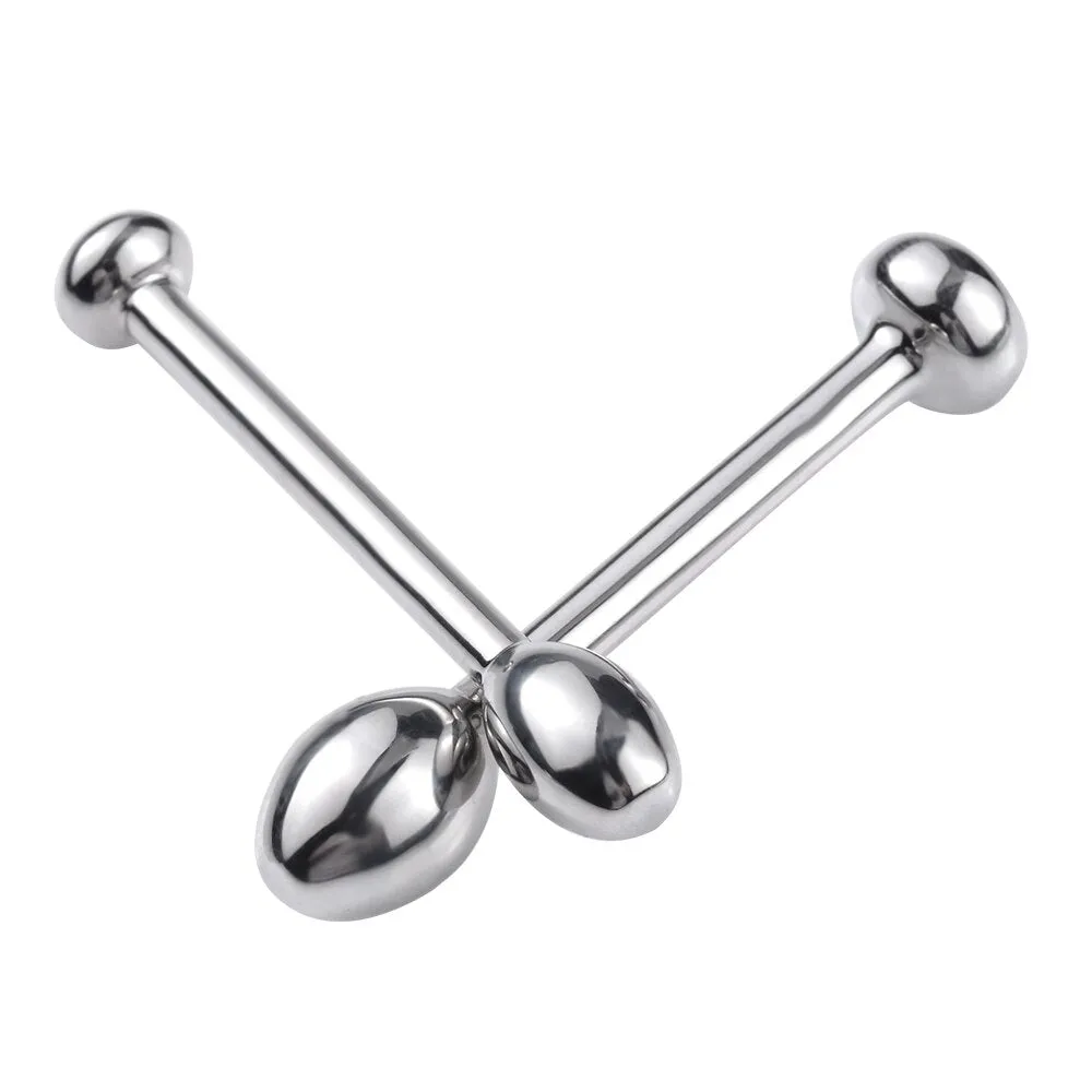 Metal Urethral Sounding Delay Ejaculation Penis Plug Cum Stopper