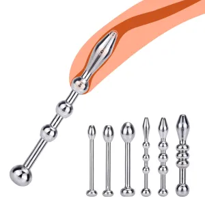 Metal Urethral Sounding Delay Ejaculation Penis Plug Cum Stopper