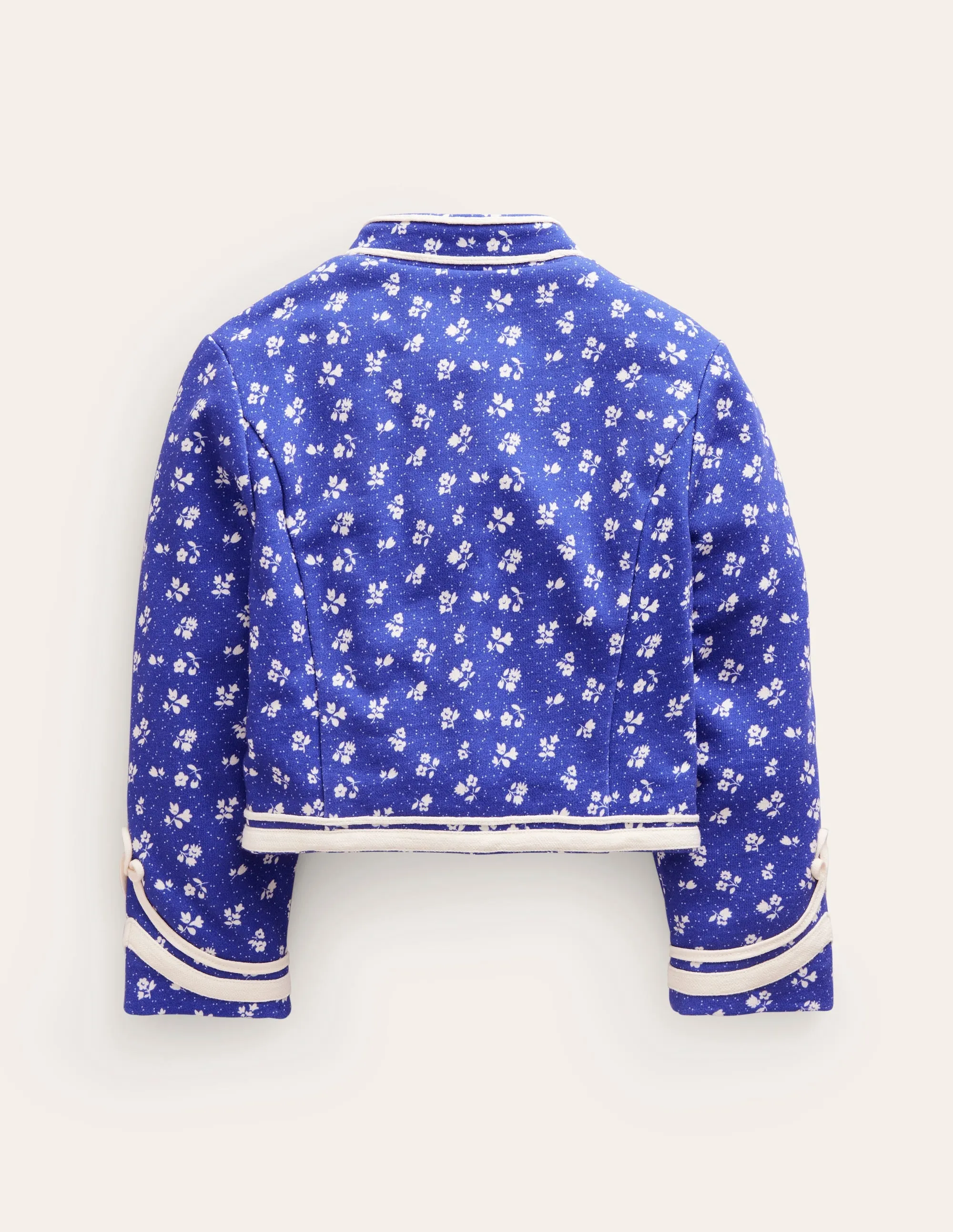 Military Jacket-Indigo Sprig Floral