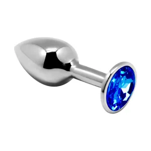 MINI METAL BUTT PLUG ANAL PLEASURE BLUE L