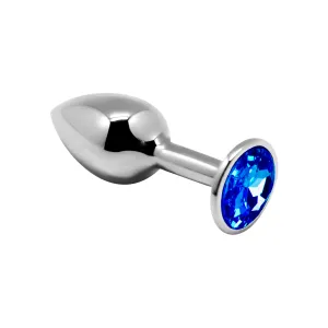 MINI METAL BUTT PLUG ANAL PLEASURE BLUE M