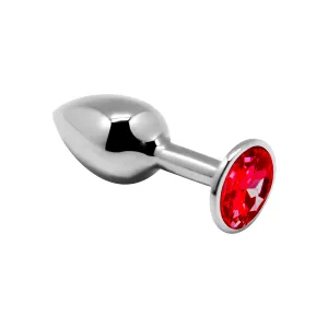 MINI METAL BUTT PLUG ANAL PLEASURE RED M