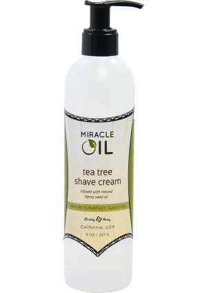 Miracle Oil Tea Tree Shave Cream 8oz