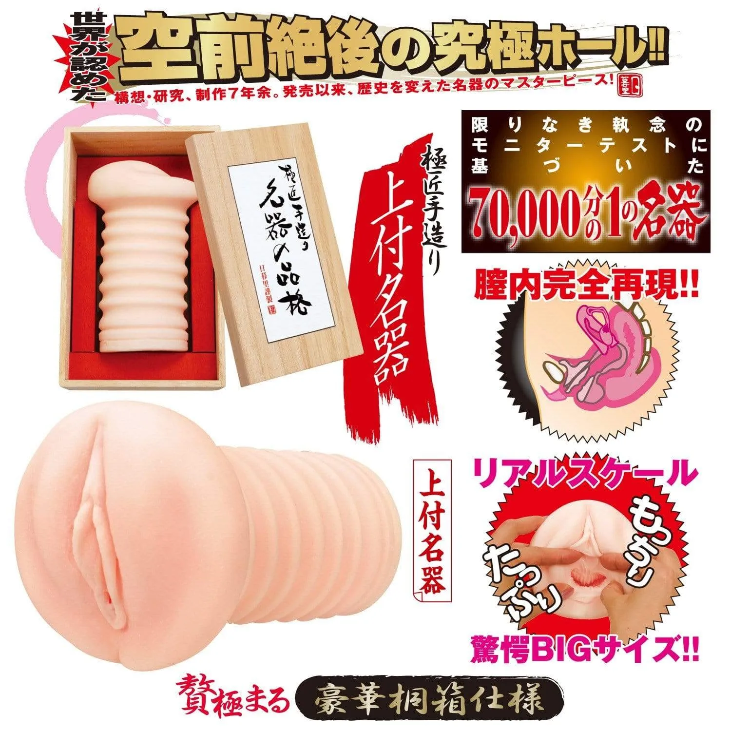 NPG - Dignity Of Famous Meiki Original Onahole (Beige)