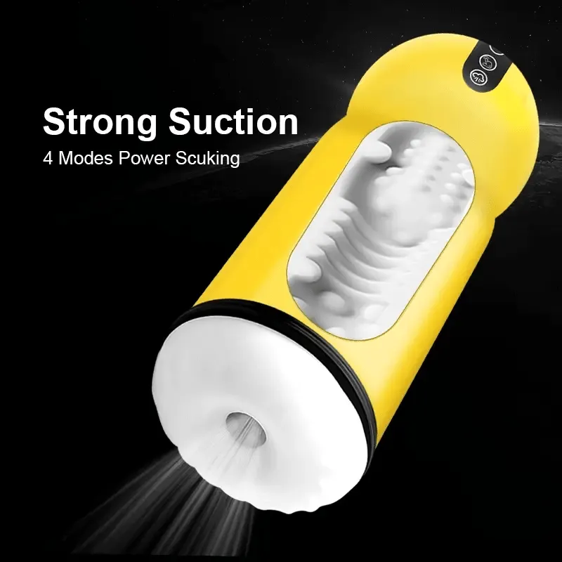 One Click Climax Heating Sucking Men Automatic Masturbator