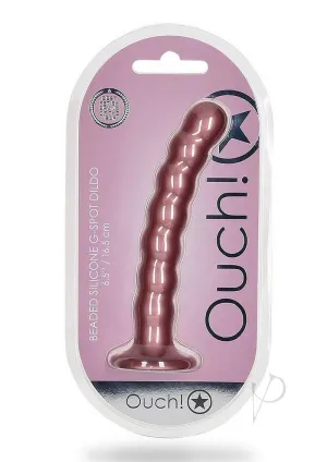 Ouch Beaded Gspot Dildo 6.5 Ros