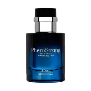 Parfum cu feromoni PHEROSTRONG Limited Edition. pentru bărbați. cu note de vanilie. lămâie și lemn de santal. 50 ml