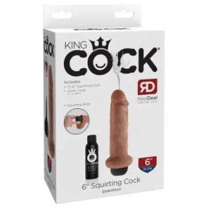 Pipedream - King Cock Squirting Cock 6 (Brown)