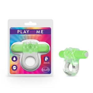 Play with Me Teaser Vibrating C-Ring Green