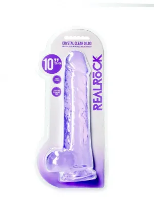Realistic Dildo With Balls 10 / 25.4 cm