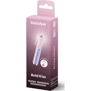 Satisfyer Bold Kiss 3D Air Pulse Clitoral Stimulator Vibrator USB