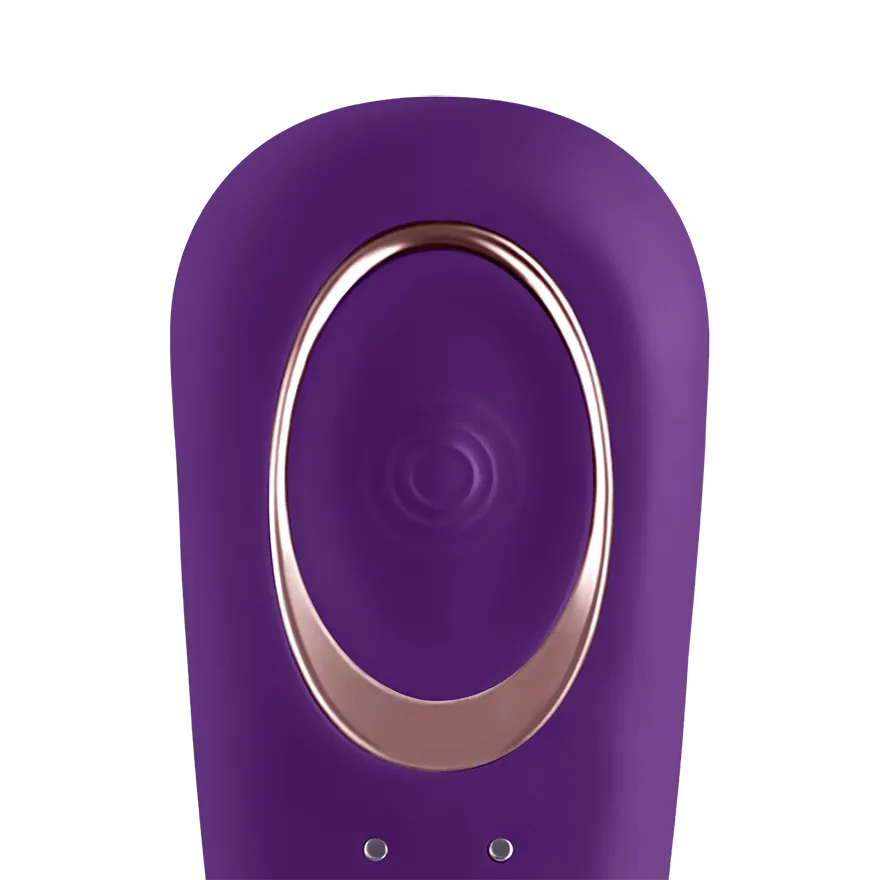 Satisfyer - Double Classic Partner Couple's Vibrator (Purple)