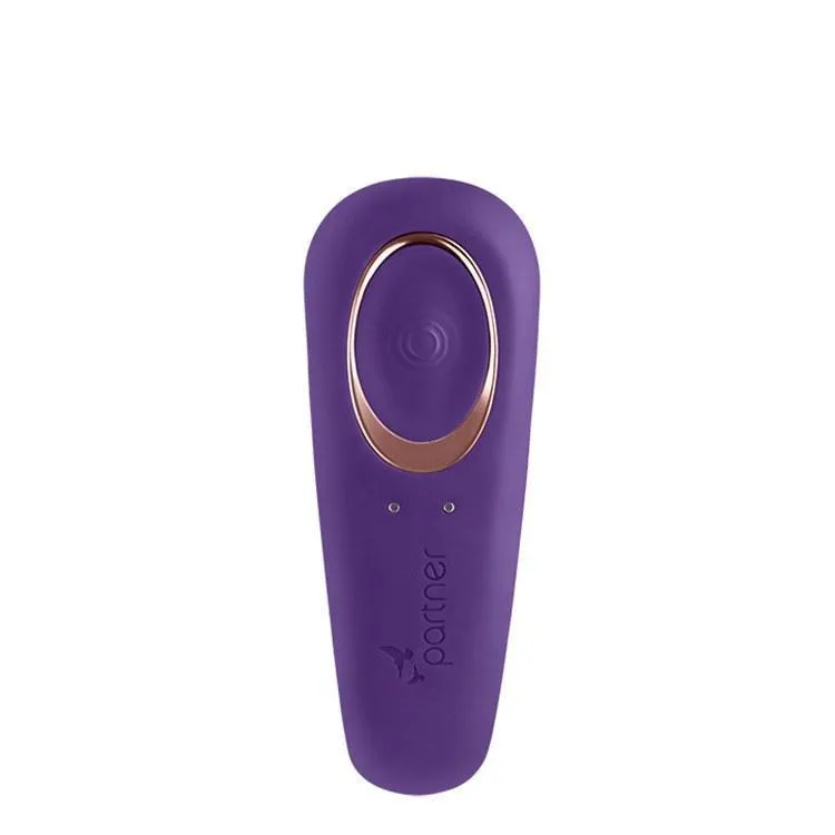 Satisfyer - Double Classic Partner Couple's Vibrator (Purple)