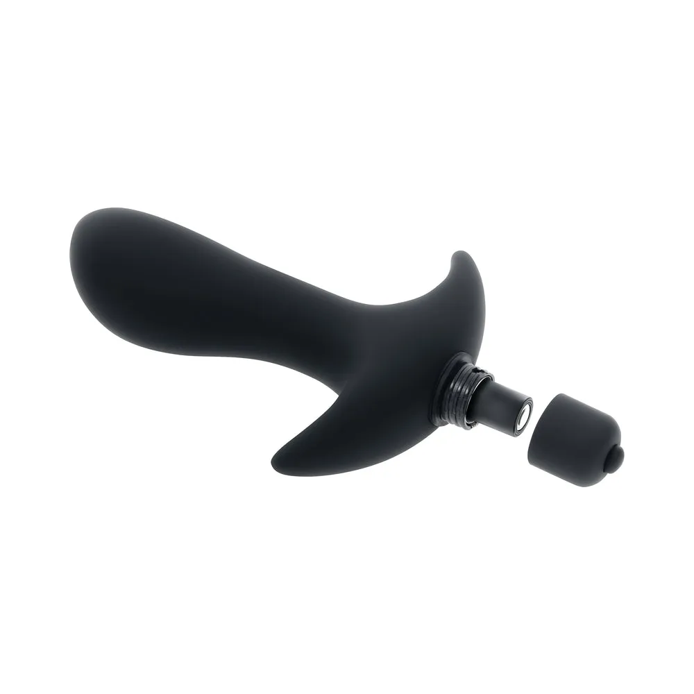 Selopa P-Spot Trainer Battery Operated Prostate Vibe Silicone Black