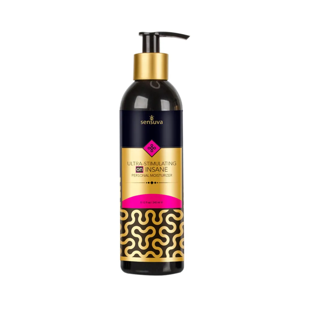 Sensuva Ultra-stimulating On Insane Personal Moisturizer - Unscented 8 Fl. Oz. Bottle