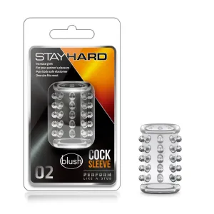 Stay Hard Cock Sleeve 02 Penis Enhancer Clear