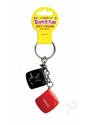 Super Fun Key Chain Sex Dice